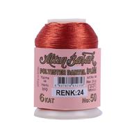 24 No Altınbaşak 20 gr. Polyester Dantel İpi