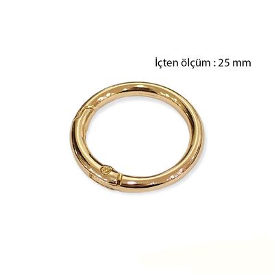 25 mm Yaylı Çanta Halkası - Gold (1 Adet)