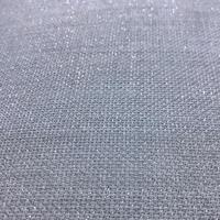 50 cm Etuval Linen Etamin Punch Ve Pano Kumaşı - Gümüş Simli Beyaz (Eni 160 cm)
