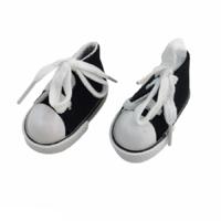 Amigurumi Bağcıklı  Ayakkabı 5 cm - Siyah