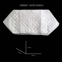 Çeyizlik Yazma-Patik Hurcu Krem