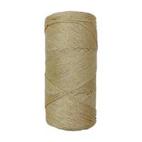 Gold - Simli Polyester Makrome İpi 200 gr.