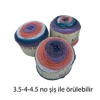 İH5326 - 450 gr. (3 Adet) Nako simli kek ip İhraç Fazlası İp