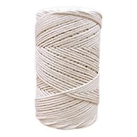 250 gr. Cotton (Pamuk) Makrome - İNDİRİMLİ 100mt 2mm / 01 Ekru