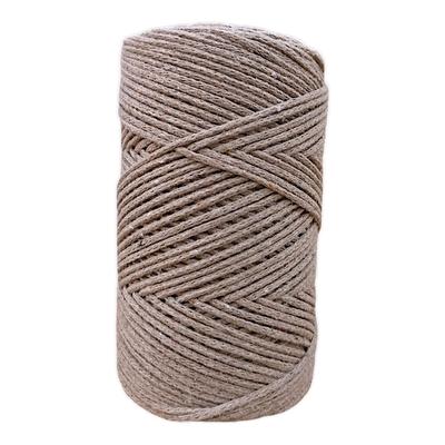 250 gr. Cotton (Pamuk) Makrome - İNDİRİMLİ 100mt 2mm / 04 Koyu Bej