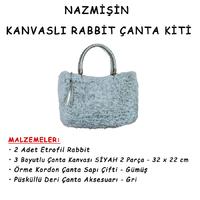 Nazmişin Kanvaslı Rabbit Çanta Kiti